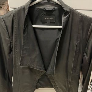 Mackage Asymmetrical leather jacket